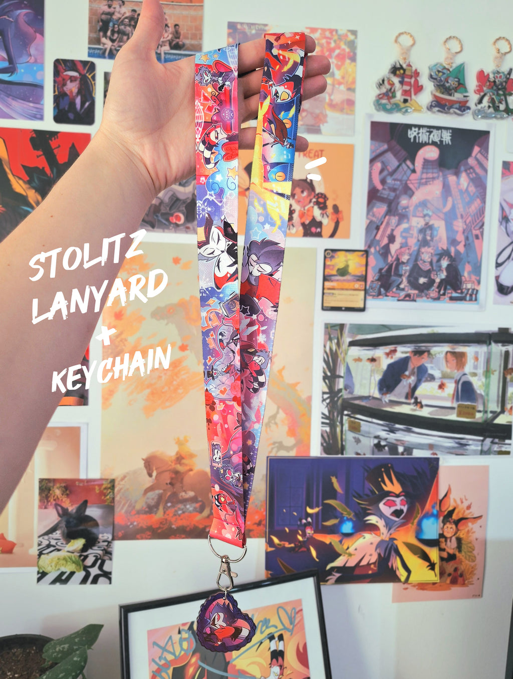 Stolitz Lanyard Stolitzo Blitz Stolas Helluva Boss Blitzo