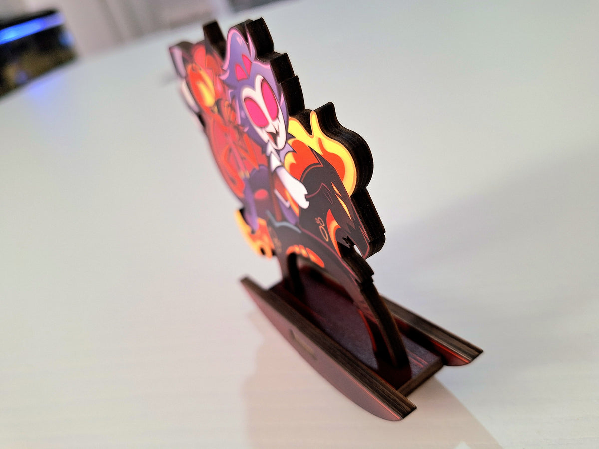 Stolitz Wooden Standee Helluva Boss Blitzo x Stolas Standees blitz