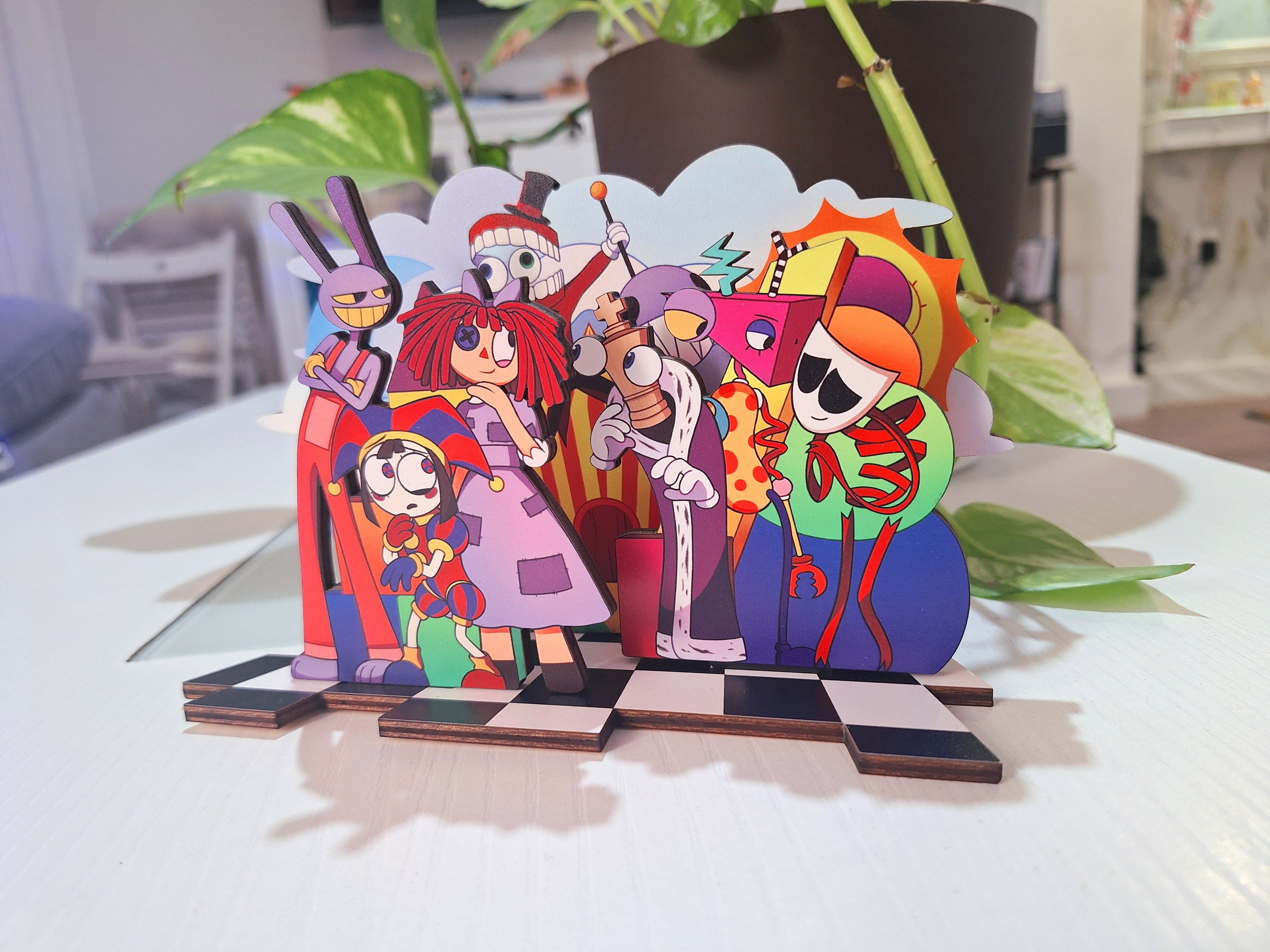 The Amazing Digital Circus Wooden Standee TADC