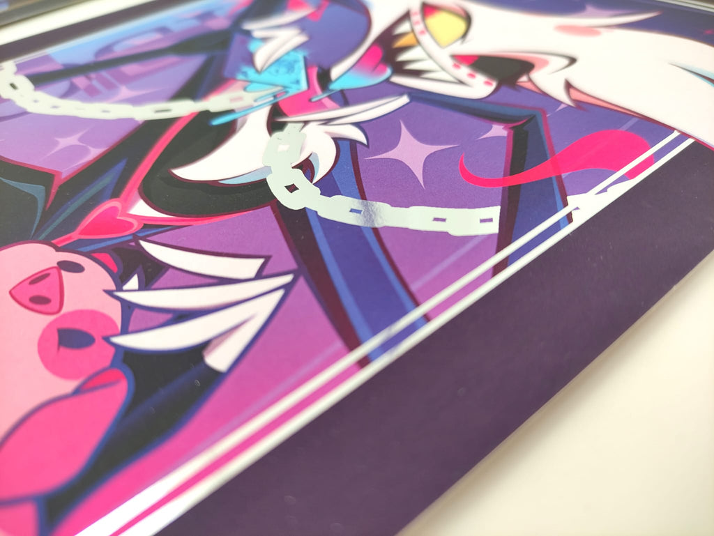 Alastor and Angel Dust B5 Print Hazbin Hotel impresion lámina poster prints
