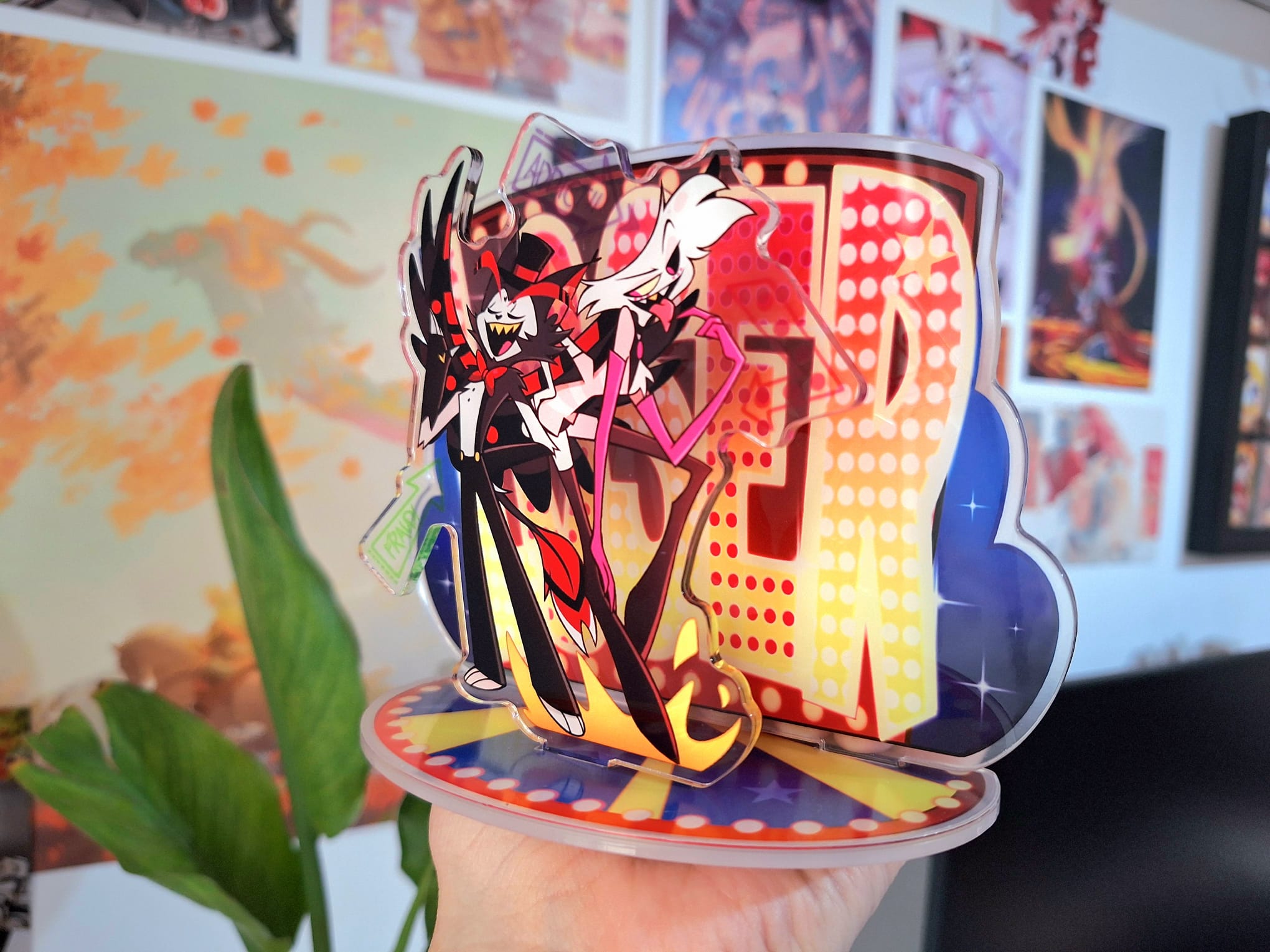 Loosers Acrylic Standee Hazbin Hotel Huskerdust Husk Angel Dust Standees HH Husker