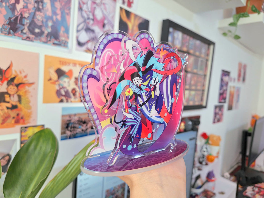Fizzozzie Acrylic Standee Helluva Boss Fizzarolli Asmodeus Fizz Ozzie Standees