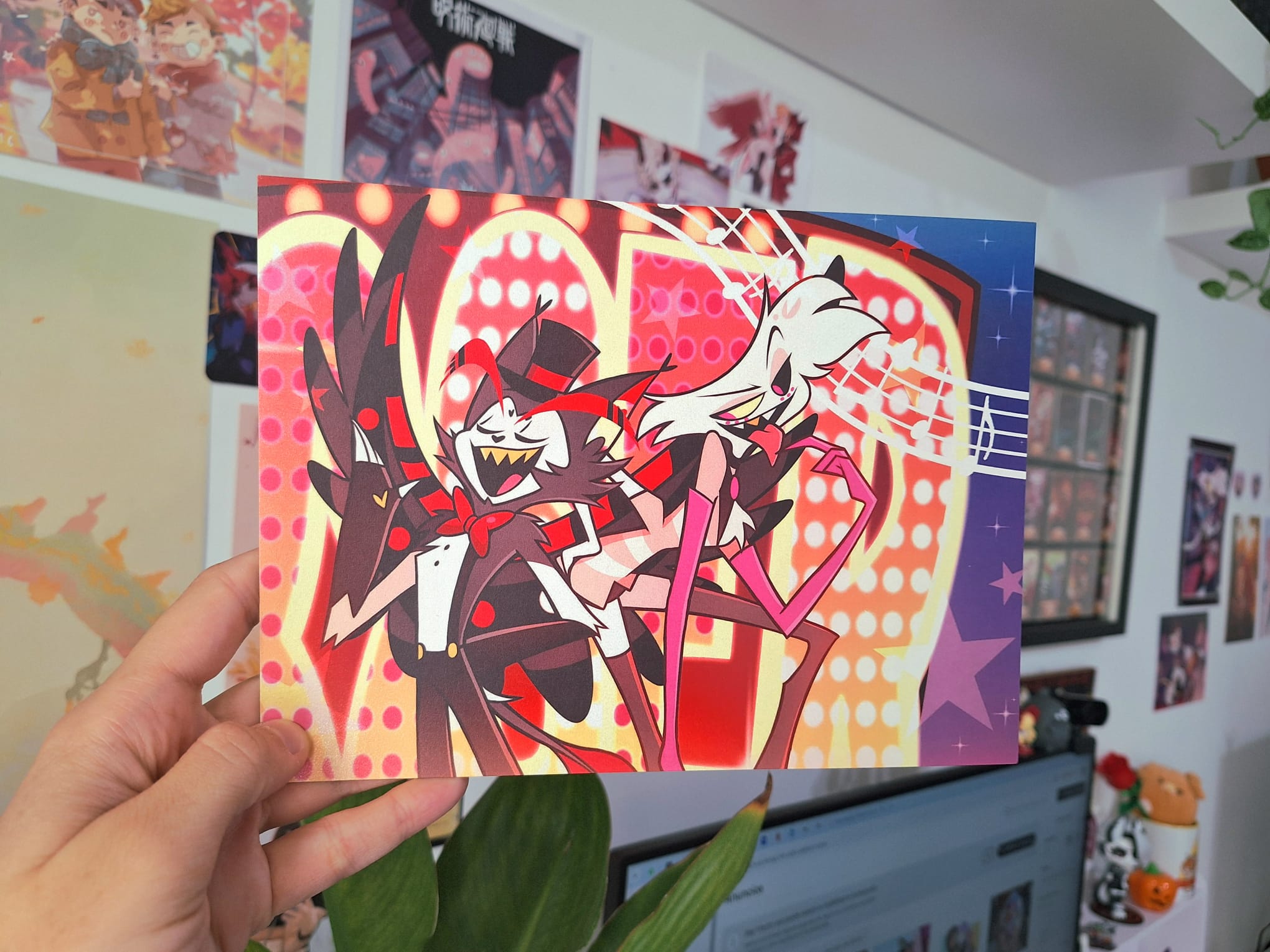 Loosers Acrylic Standee Hazbin Hotel Huskerdust Husk Angel Dust Standees HH Husker