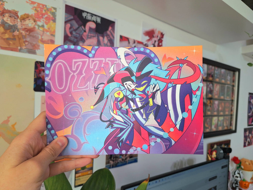 Fizzozzie Acrylic Standee Helluva Boss Fizzarolli Asmodeus Fizz Ozzie Standees