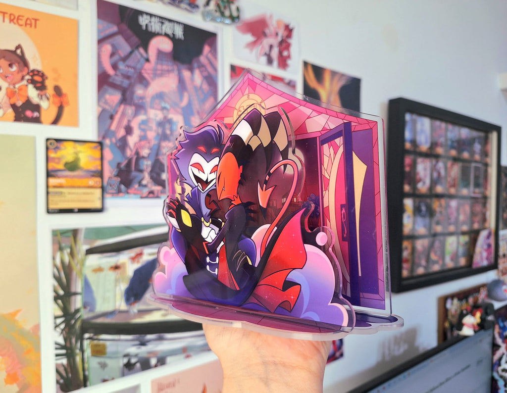 Stolitz dance Acrylic Standee Helluva Boss Blitzo x Stolas Standees blitz