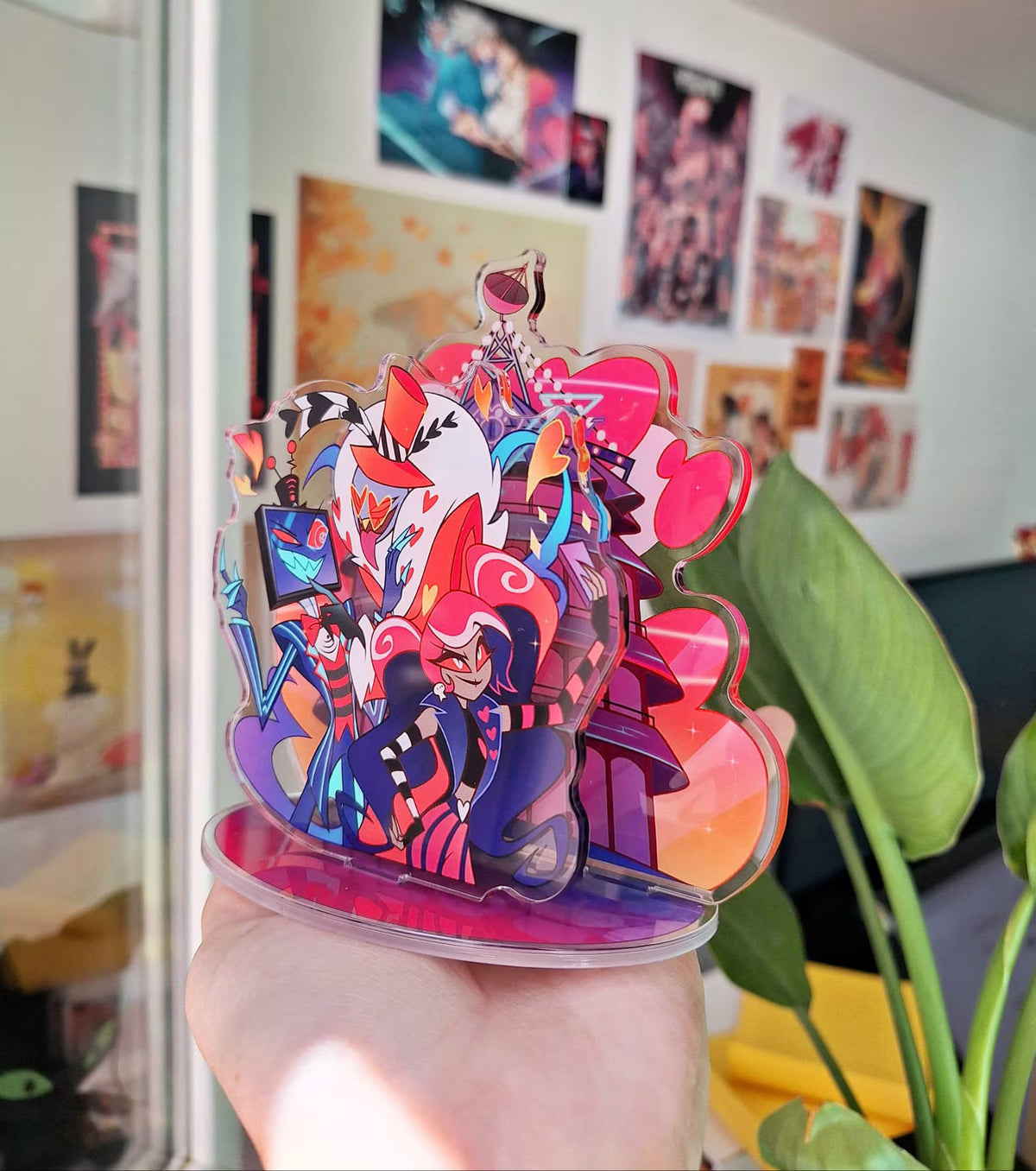 Vees Acrylic Standee Hazbin Hotel Valentino Vox Velvette Standees HH