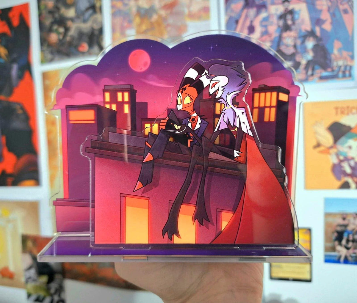 Stolitz Moon Acrylic Standee Helluva Boss Blitzo x Stolas Standees blitz