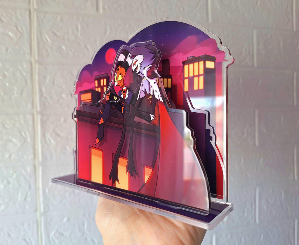 Stolitz Moon Acrylic Standee Helluva Boss Blitzo x Stolas Standees blitz