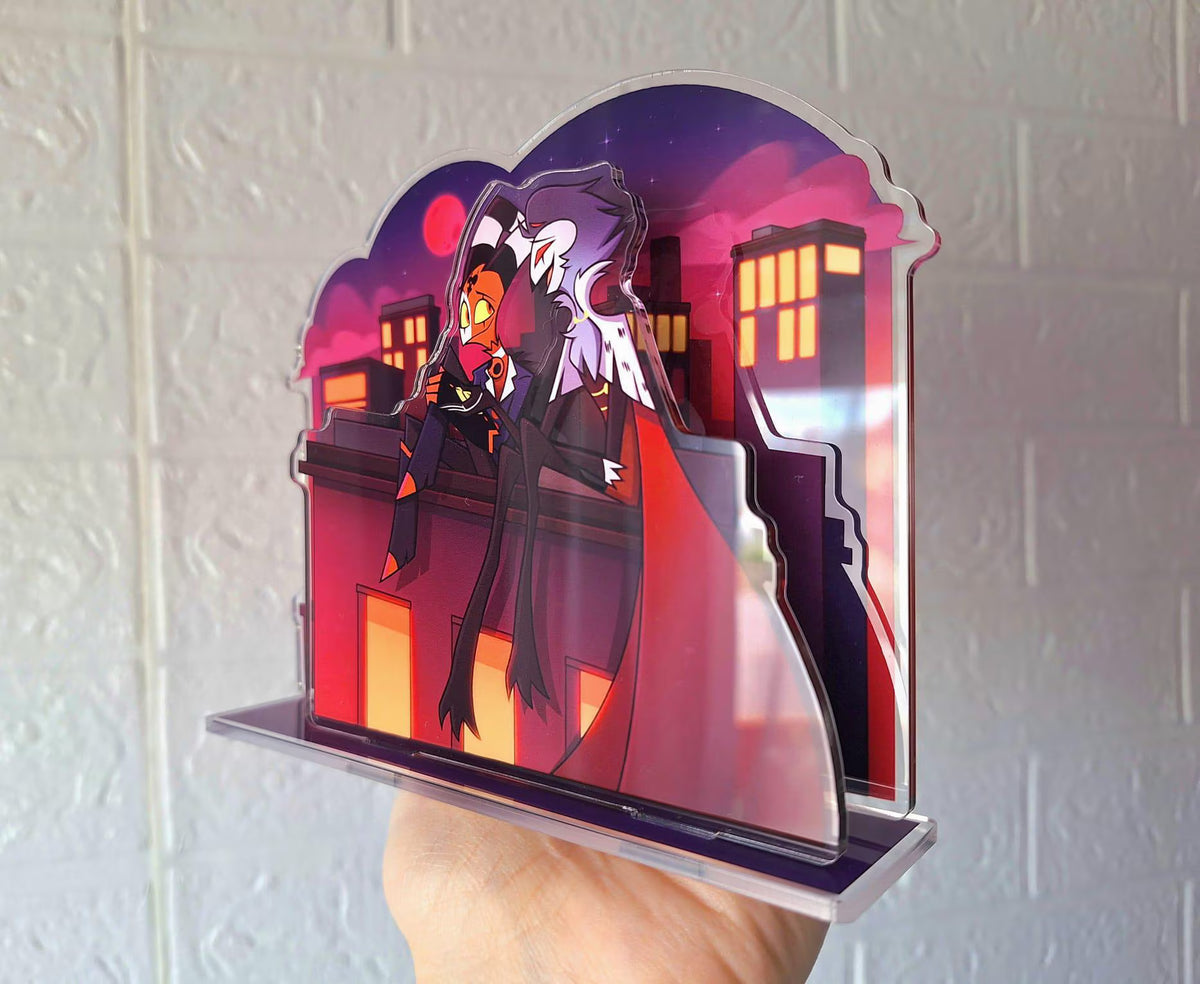 Stolitz Moon Acrylic Standee Helluva Boss Blitzo x Stolas Standees blitz