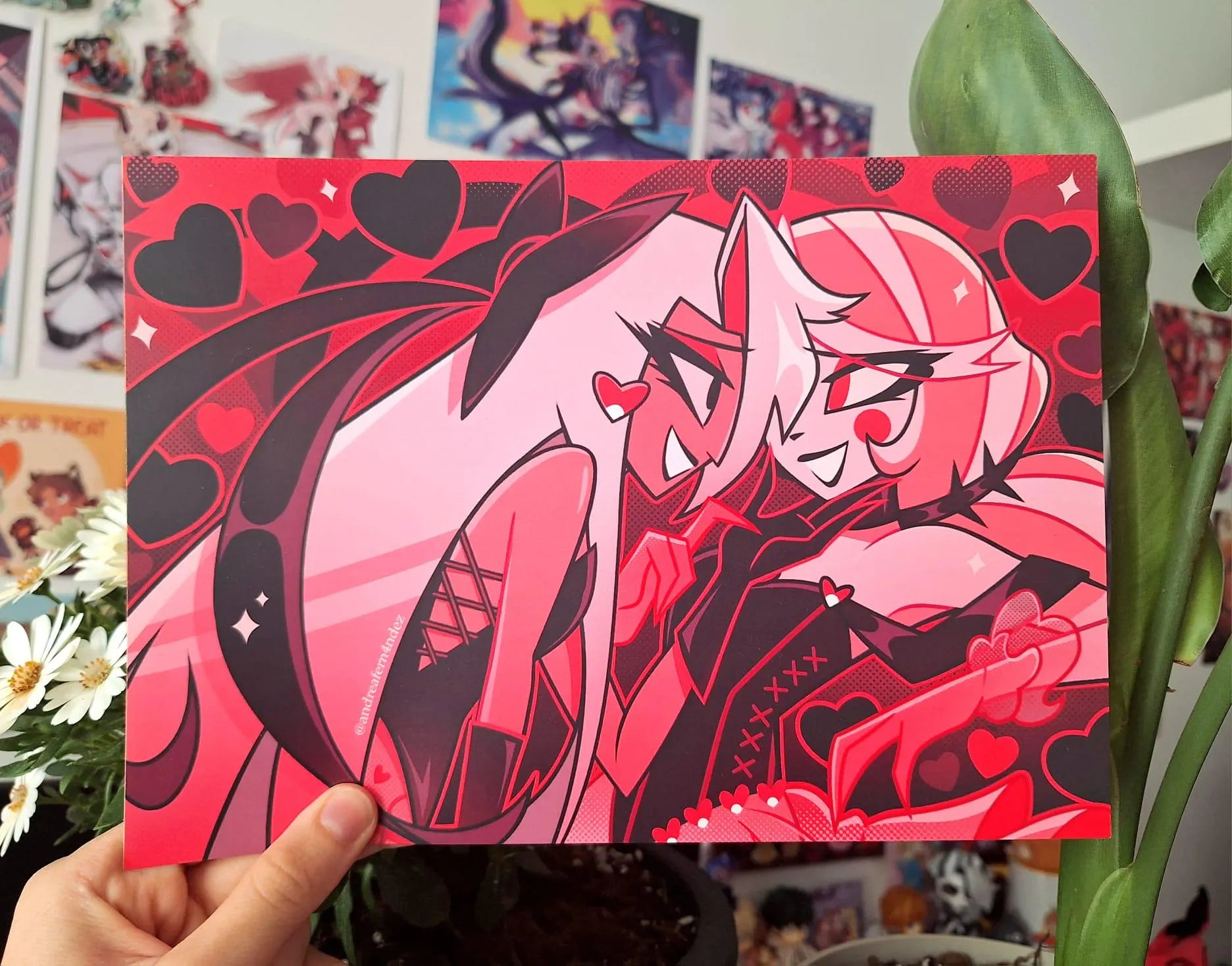 Chaggie Hazbin Hotel B5 Print 25 X 17.7 cm charlie vaggie
