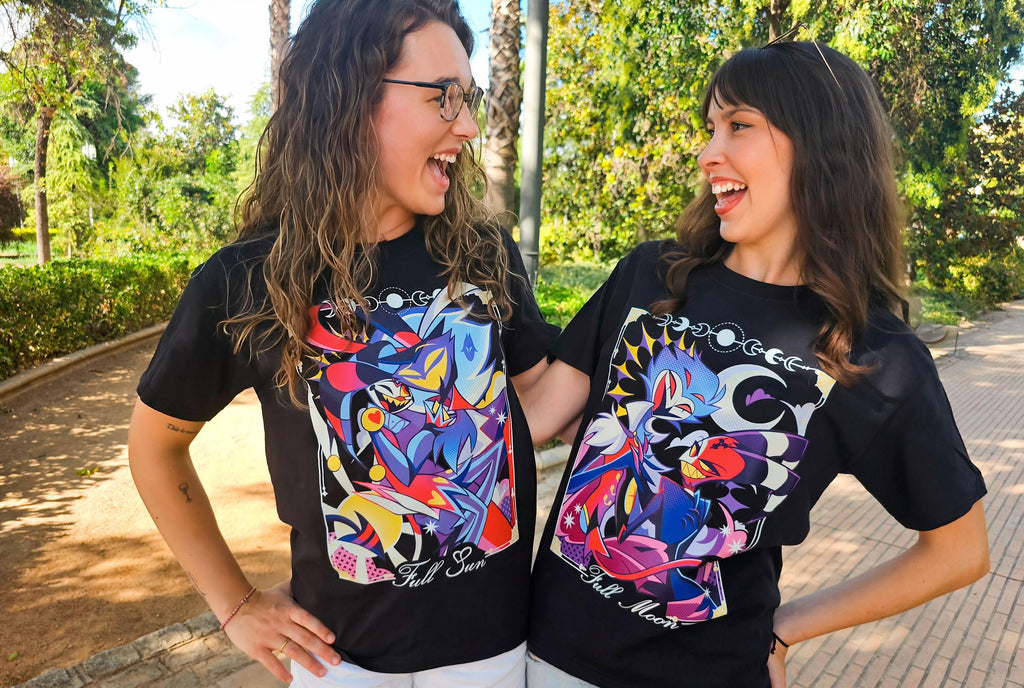 Stolitz and Fizzozzie T-Shirts  Helluva Boss Stolas Blitz Fizzarolli Asmodeus Fizz Blitzo