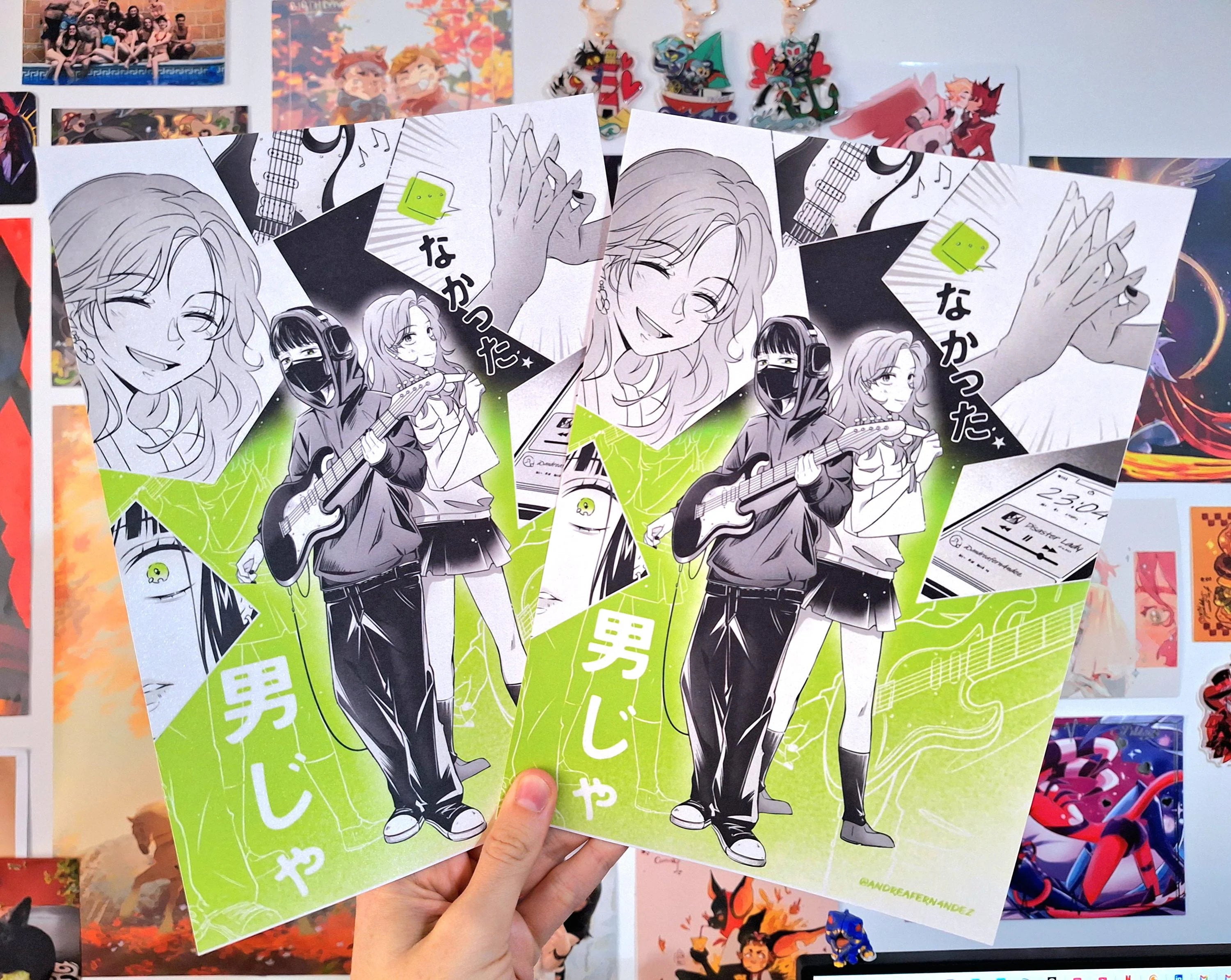 Green Yuri B5 Print 25 X 17.7 cm The guy she was interested in wasn't a guy at all poster Aya Osawa Mitsuki Koga