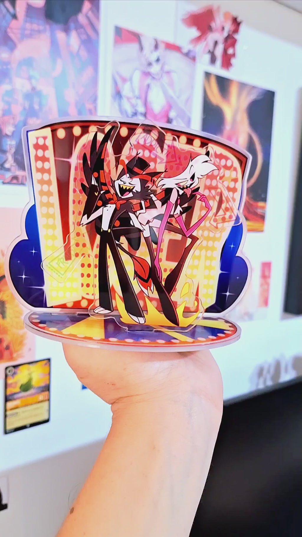 Loosers Acrylic Standee Hazbin Hotel Huskerdust Husk Angel Dust Standees HH Husker