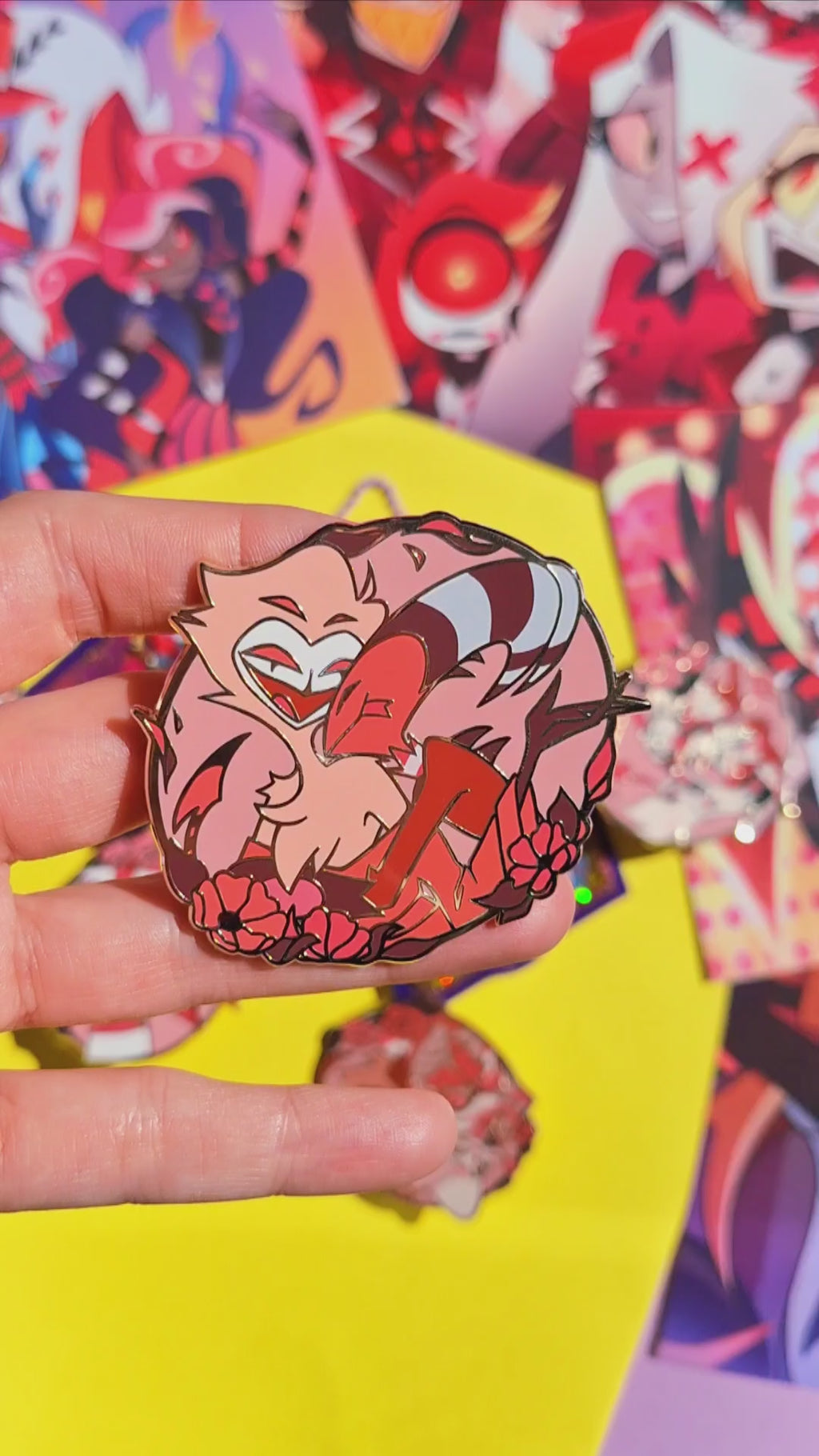 Hard Gold Enamel Pin Collection Helluva Boss Hazbin fizzarozzie Blitz Stolas radioapple alastor lucifer Fizz Fizzarolli Stolitz