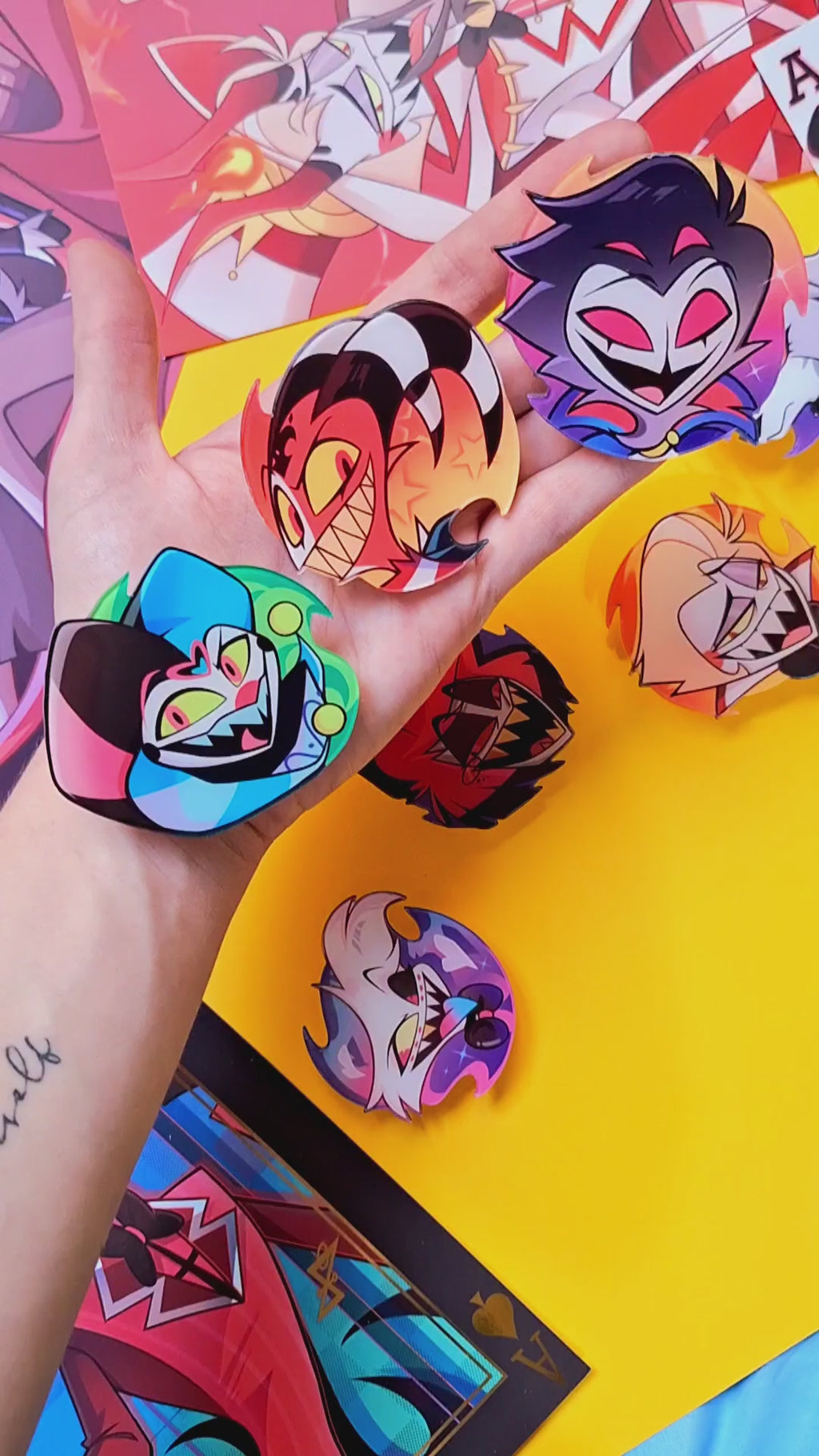 Phone Grip Helluva Boss Hazbin Hotel