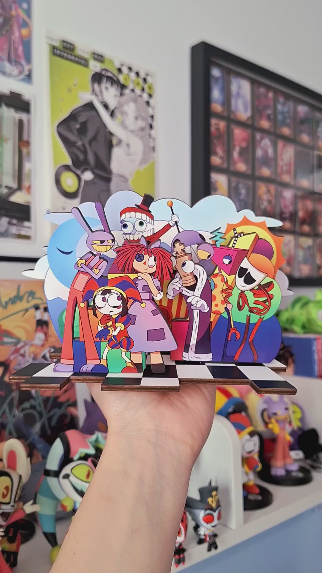 The Amazing Digital Circus Wooden Standee TADC