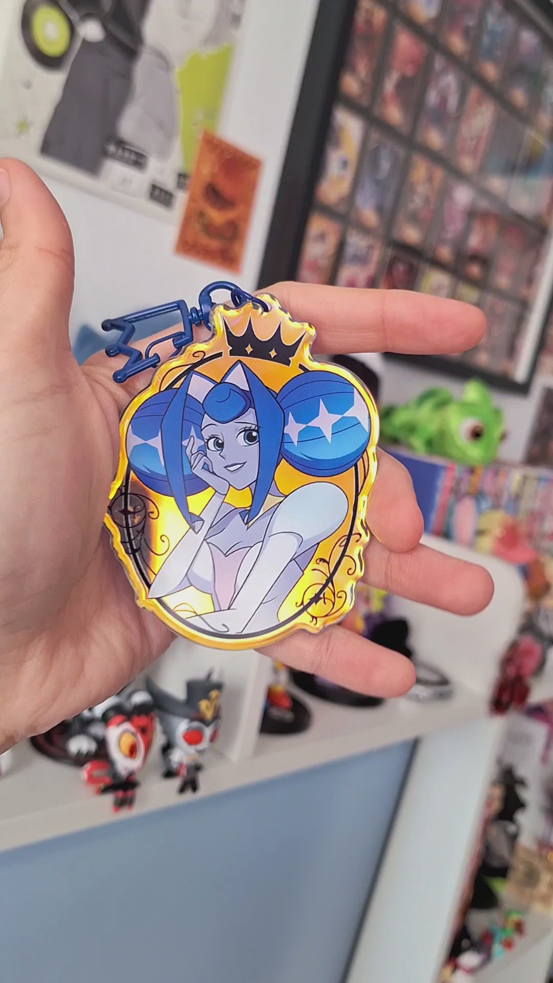 Knight of Guinevere Acrylic Rainbow Keychain